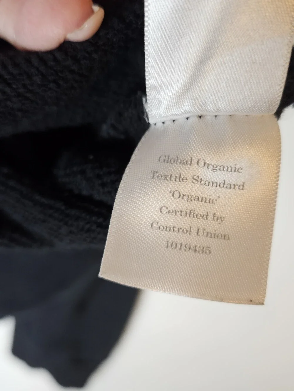 Everlane Organic Cotton The Track Half-Zip Sweatshirt Blue Pullover Size XL